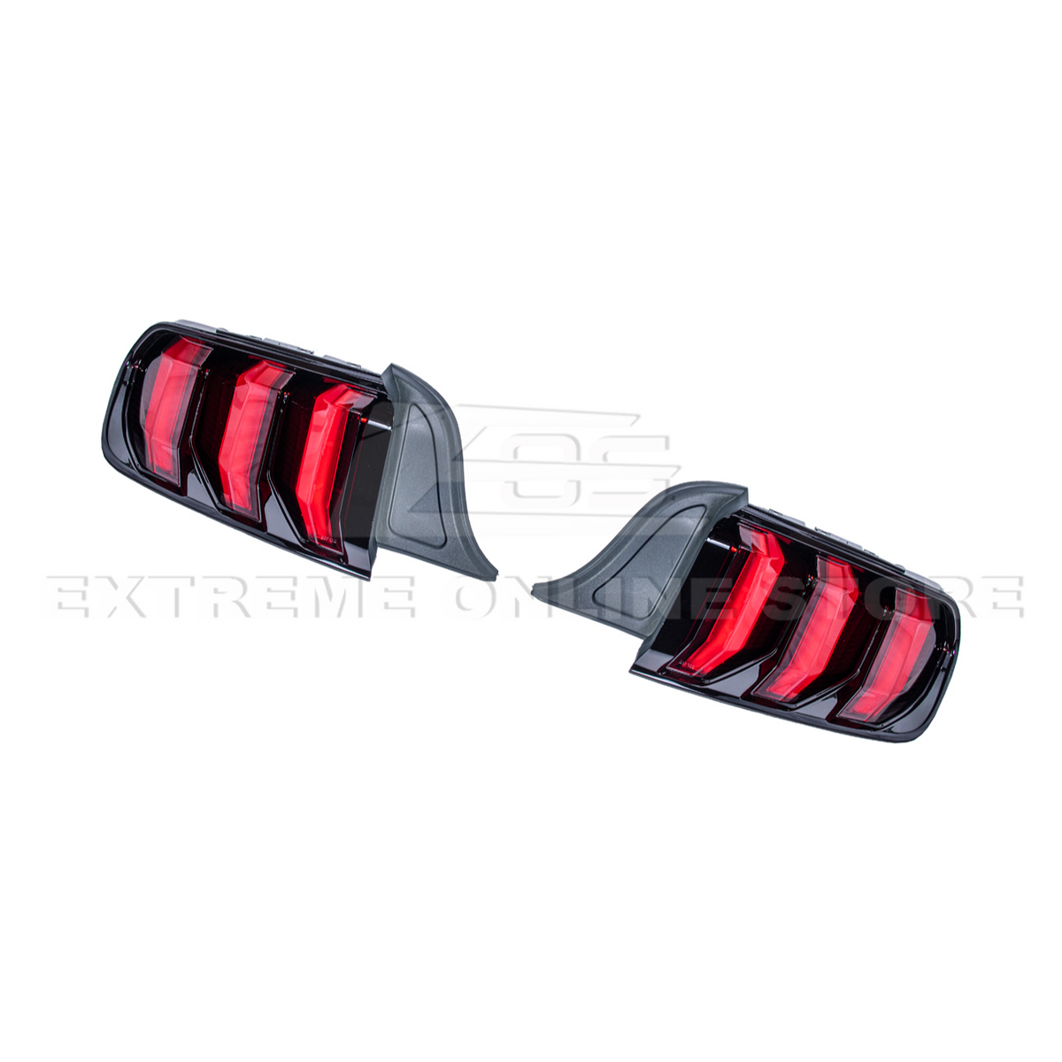 2015-23 Ford Mustang Signal LED XB RED / Clear Rear Taillight image 38