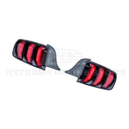 2015-23 Ford Mustang Signal LED XB RED / Clear Rear Taillight image 38