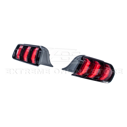 2015-23 Ford Mustang Signal LED XB RED / Clear Rear Taillight image 31