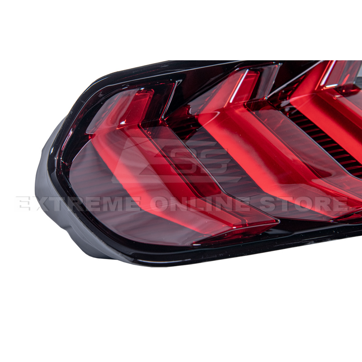 2015-23 Ford Mustang Signal LED XB RED / Clear Rear Taillight image 34