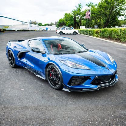 Chevrolet Corvette C8 Stingray DRY CARBON FIBER Side Wheel Fender image 101