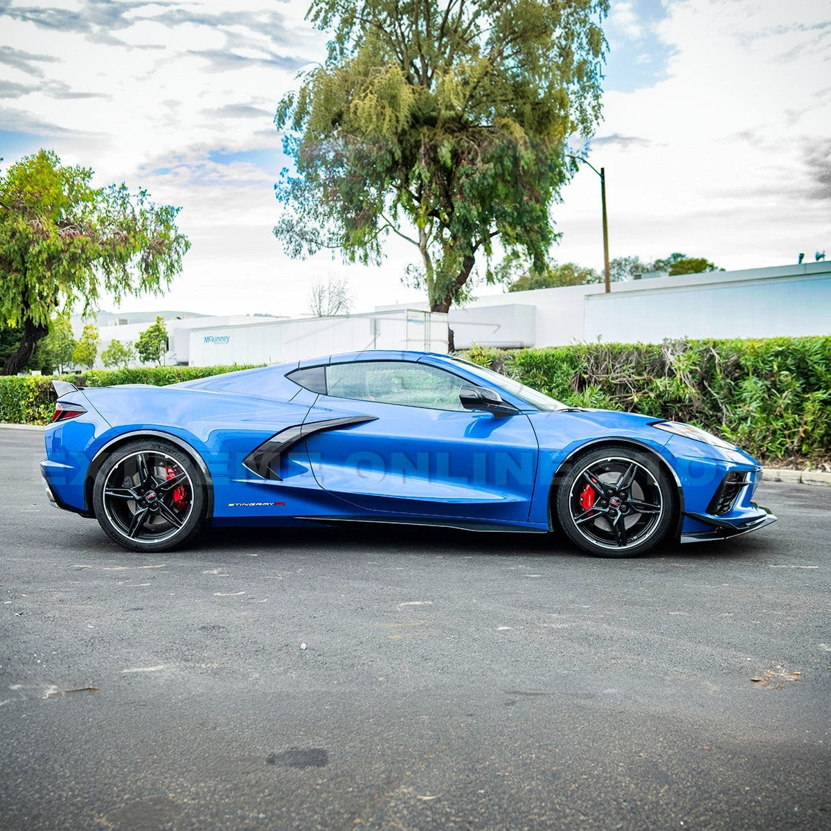 Chevrolet Corvette C8 Stingray DRY CARBON FIBER Side Wheel Fender image 102
