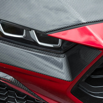 2024-Up Ford Mustang GT | Dry Carbon Fiber Overlay Headlight Eyebrow image 15