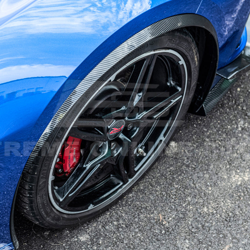 Chevrolet Corvette C8 Stingray DRY CARBON FIBER Side Wheel Fender image 107