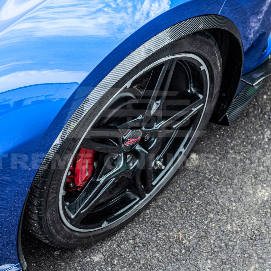 Chevrolet Corvette C8 Stingray DRY CARBON FIBER Side Wheel Fender image 128