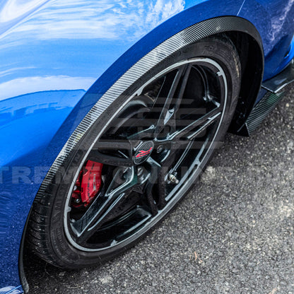 Chevrolet Corvette C8 Stingray DRY CARBON FIBER Side Wheel Fender image 128