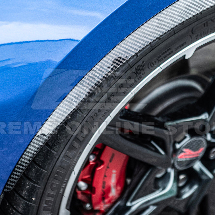 Chevrolet Corvette C8 Stingray DRY CARBON FIBER Side Wheel Fender image 108