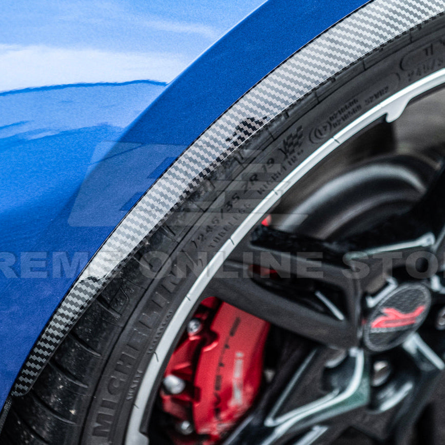 Chevrolet Corvette C8 Stingray DRY CARBON FIBER Side Wheel Fender image 129