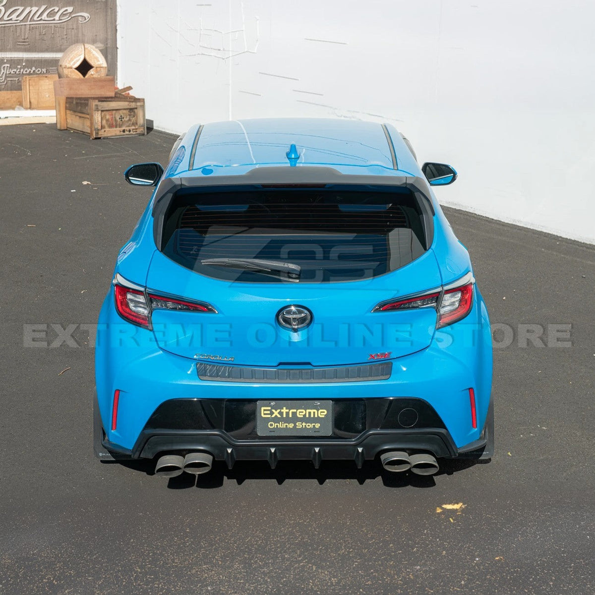 2019-Up Toyota GR Corolla | Corolla Hatchback CE Package Rear Roof Wing Spoiler image 7