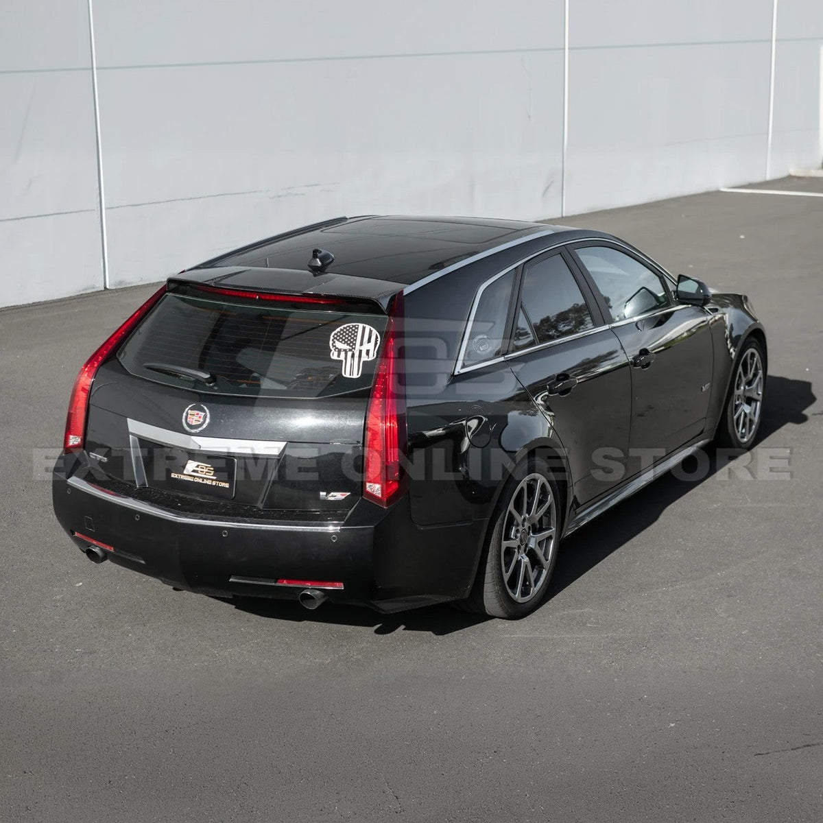 2009-14 Cadillac CTS CTS-V Wagon Rear Roof Spoiler image 3