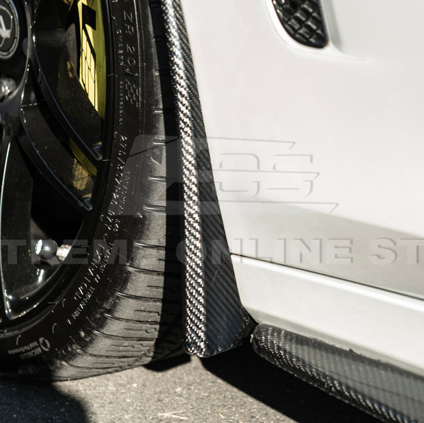 2016-19 Cadillac CTS-V | DRY CARBON FIBER Front and Rear Mud Flaps Splash Guard image 12