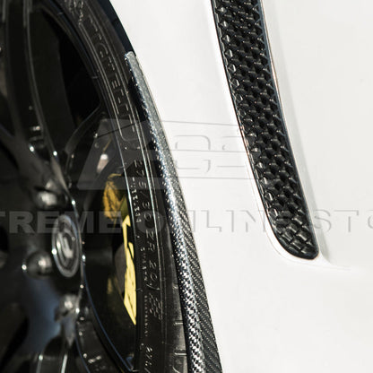 2016-19 Cadillac CTS-V | DRY CARBON FIBER Front and Rear Mud Flaps Splash Guard image 13