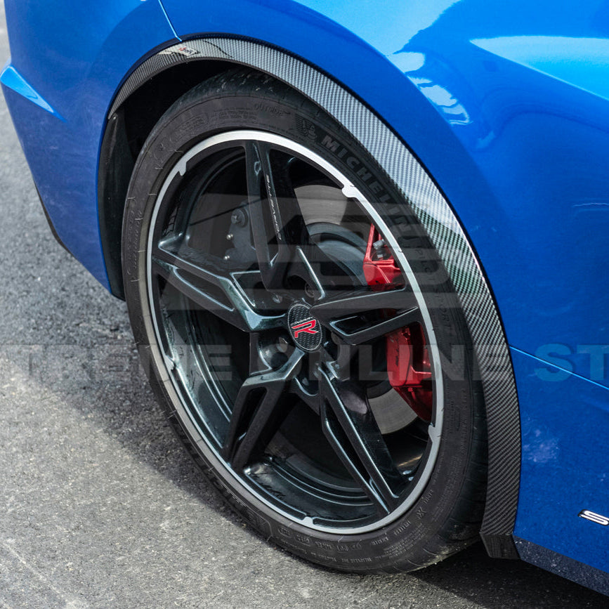 Chevrolet Corvette C8 Stingray DRY CARBON FIBER Side Wheel Fender image 141