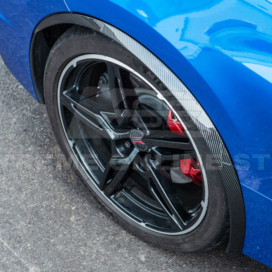 Chevrolet Corvette C8 Stingray DRY CARBON FIBER Side Wheel Fender image 143
