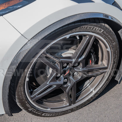 Chevrolet Corvette C8 Stingray DRY CARBON FIBER Side Wheel Fender image 156