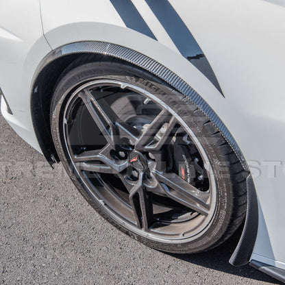 Chevrolet Corvette C8 Stingray DRY CARBON FIBER Side Wheel Fender image 157