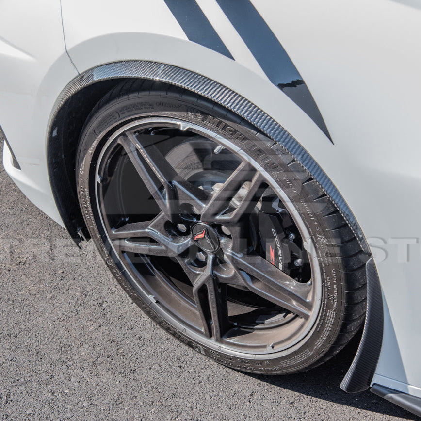 Chevrolet Corvette C8 Stingray DRY CARBON FIBER Side Wheel Fender image 172