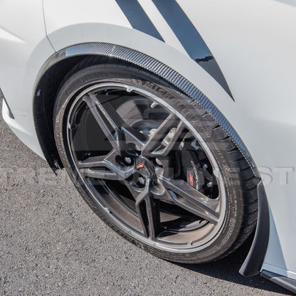 Chevrolet Corvette C8 Stingray DRY CARBON FIBER Side Wheel Fender image 172