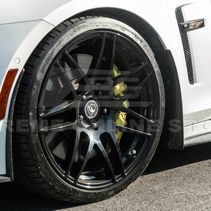 2016-19 Cadillac CTS-V DRY CARBON FIBER Front Mud Flaps Splash Guard image 8