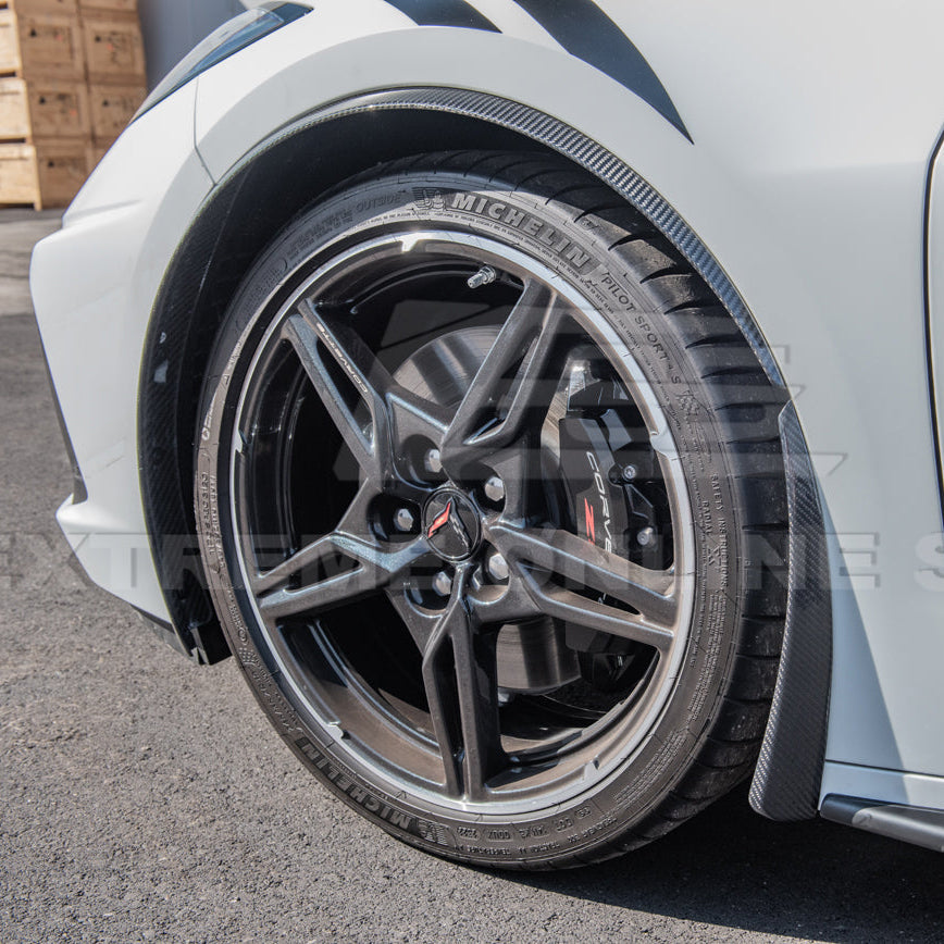 Chevrolet Corvette C8 Stingray DRY CARBON FIBER Side Wheel Fender image 158