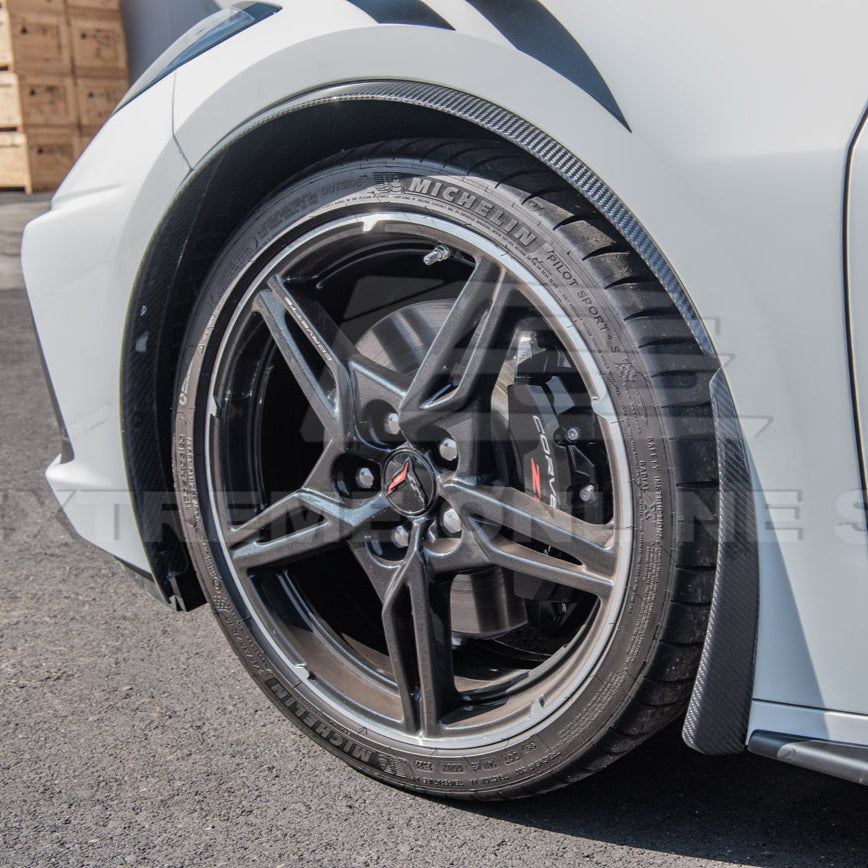 Chevrolet Corvette C8 Stingray DRY CARBON FIBER Side Wheel Fender image 173