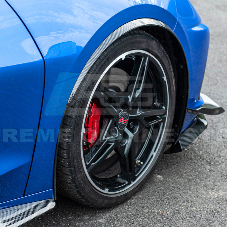 Chevrolet Corvette C8 Stingray DRY CARBON FIBER Side Wheel Fender image 131