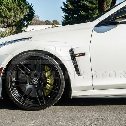 2016-19 Cadillac CTS-V | DRY CARBON FIBER Front and Rear Mud Flaps Splash Guard image 7