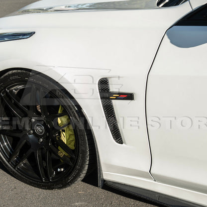2016-19 Cadillac CTS-V | DRY CARBON FIBER Front and Rear Mud Flaps Splash Guard image 6