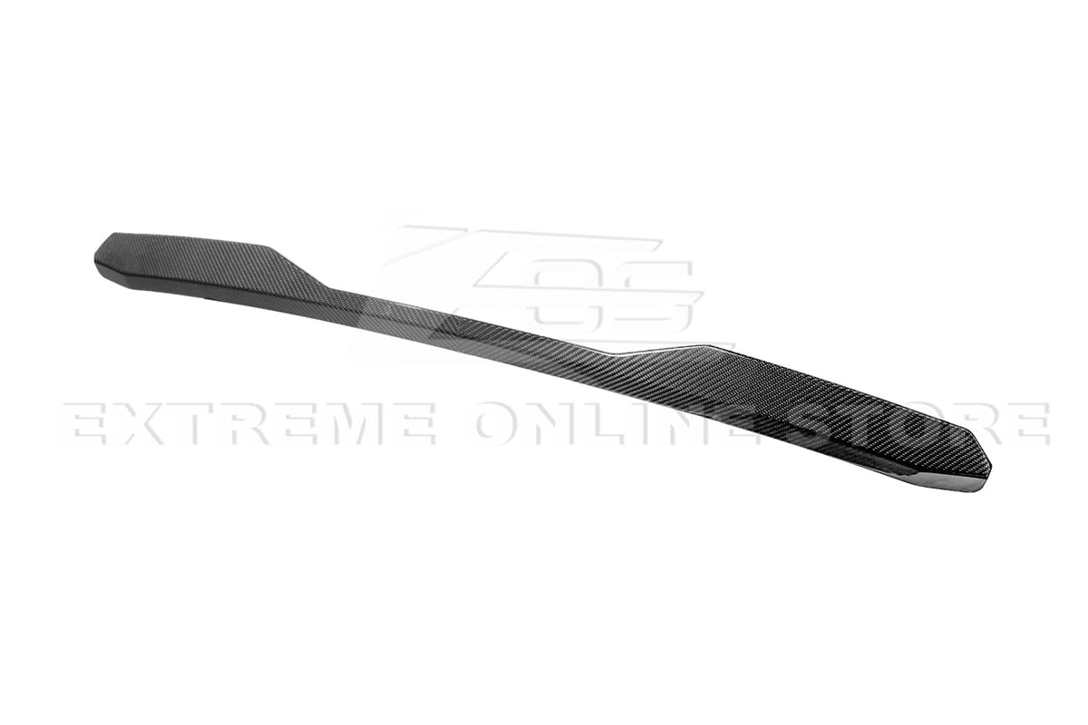 2024-Up Ford Mustang DRY Carbon Fiber GT Performance Wing Rear Gurney Flap Spoiler image 7