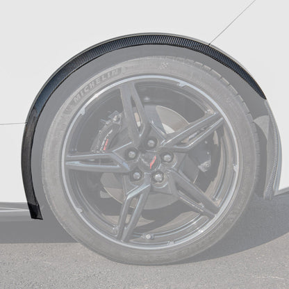 Chevrolet Corvette C8 Stingray DRY CARBON FIBER Side Wheel Fender image 181