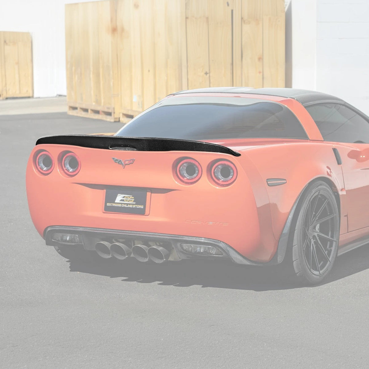 2005-13 Corvette C6 Rear Trunk Lid Wing Spoiler image 2