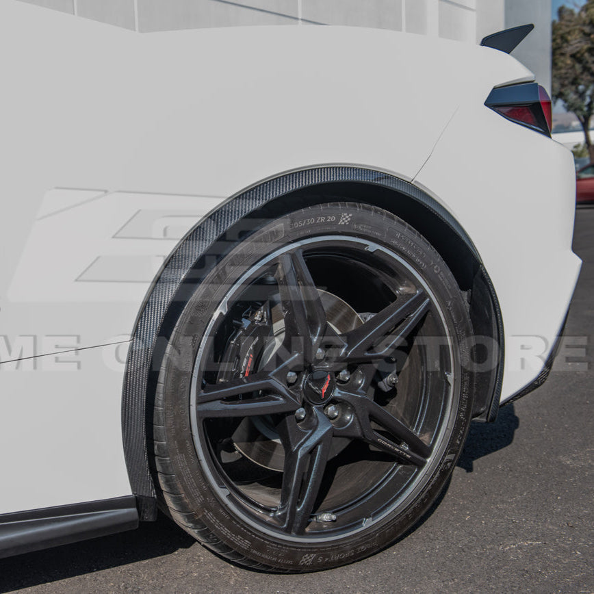 Chevrolet Corvette C8 Stingray DRY CARBON FIBER Side Wheel Fender image 160