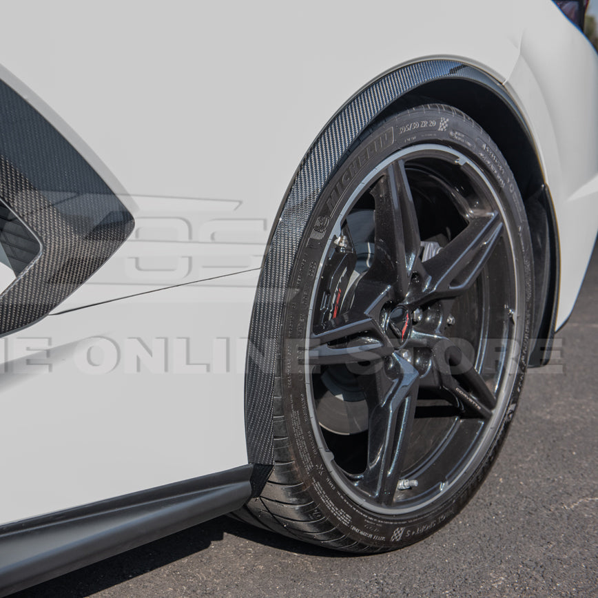Chevrolet Corvette C8 Stingray DRY CARBON FIBER Side Wheel Fender image 161