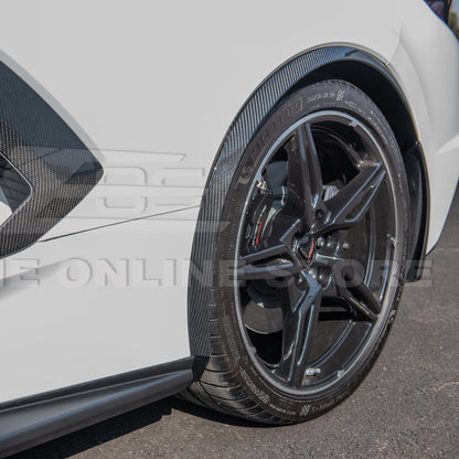 Chevrolet Corvette C8 Stingray DRY CARBON FIBER Side Wheel Fender image 185