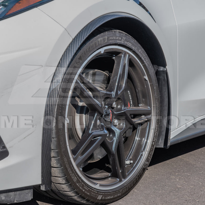 Chevrolet Corvette C8 Stingray DRY CARBON FIBER Side Wheel Fender image 174