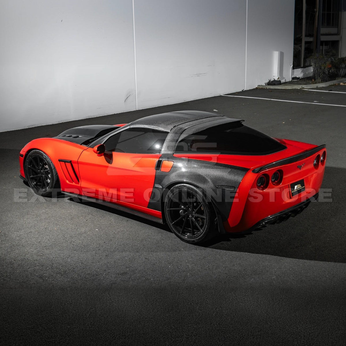 Corvette C6 | EOS Performance CARBON FIBER Rear Roof Wing Lid Spoiler image 4