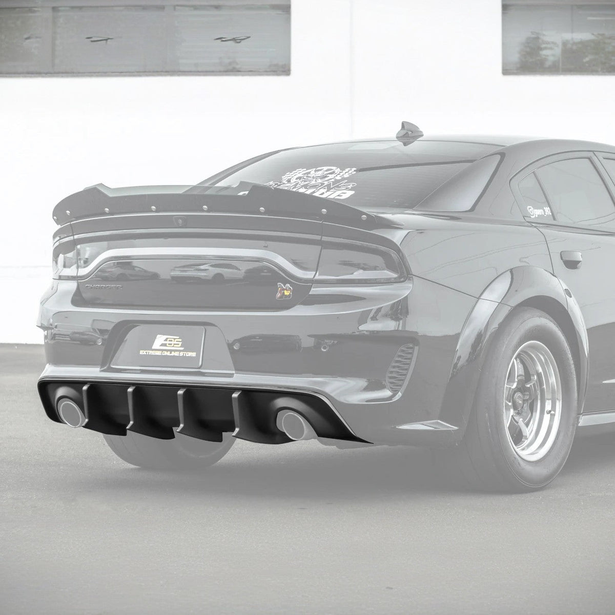2020-Up Charger Widebody | SRT Rear Bumper Exhaust Diffuser image 2