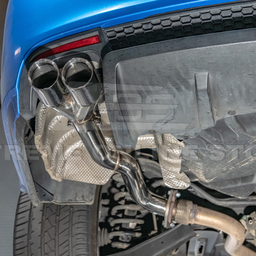 2008-2009 Pontiac G8 T-304 Muffler Delete Quad Tips Axle Back Exhaust image 9