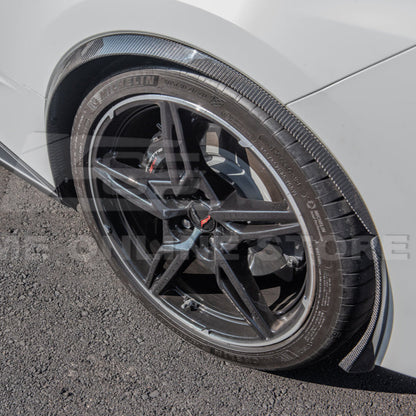 Chevrolet Corvette C8 Stingray DRY CARBON FIBER Side Wheel Fender image 186