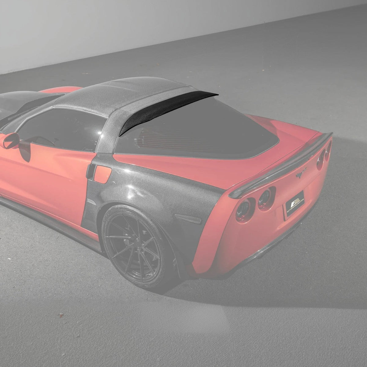 Corvette C6 | EOS Performance CARBON FIBER Rear Roof Wing Lid Spoiler image 3