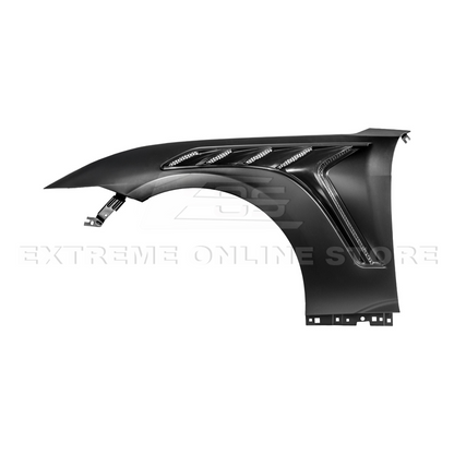 2024-Up Ford Mustang S650 GTD Style Carbon Fiber Front Side Vented Fenders image 38