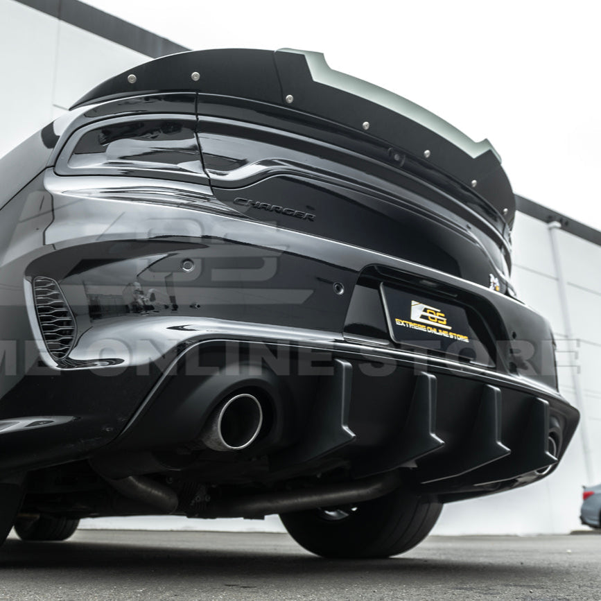 2020-Up Charger Widebody | SRT Rear Bumper Exhaust Diffuser image 8