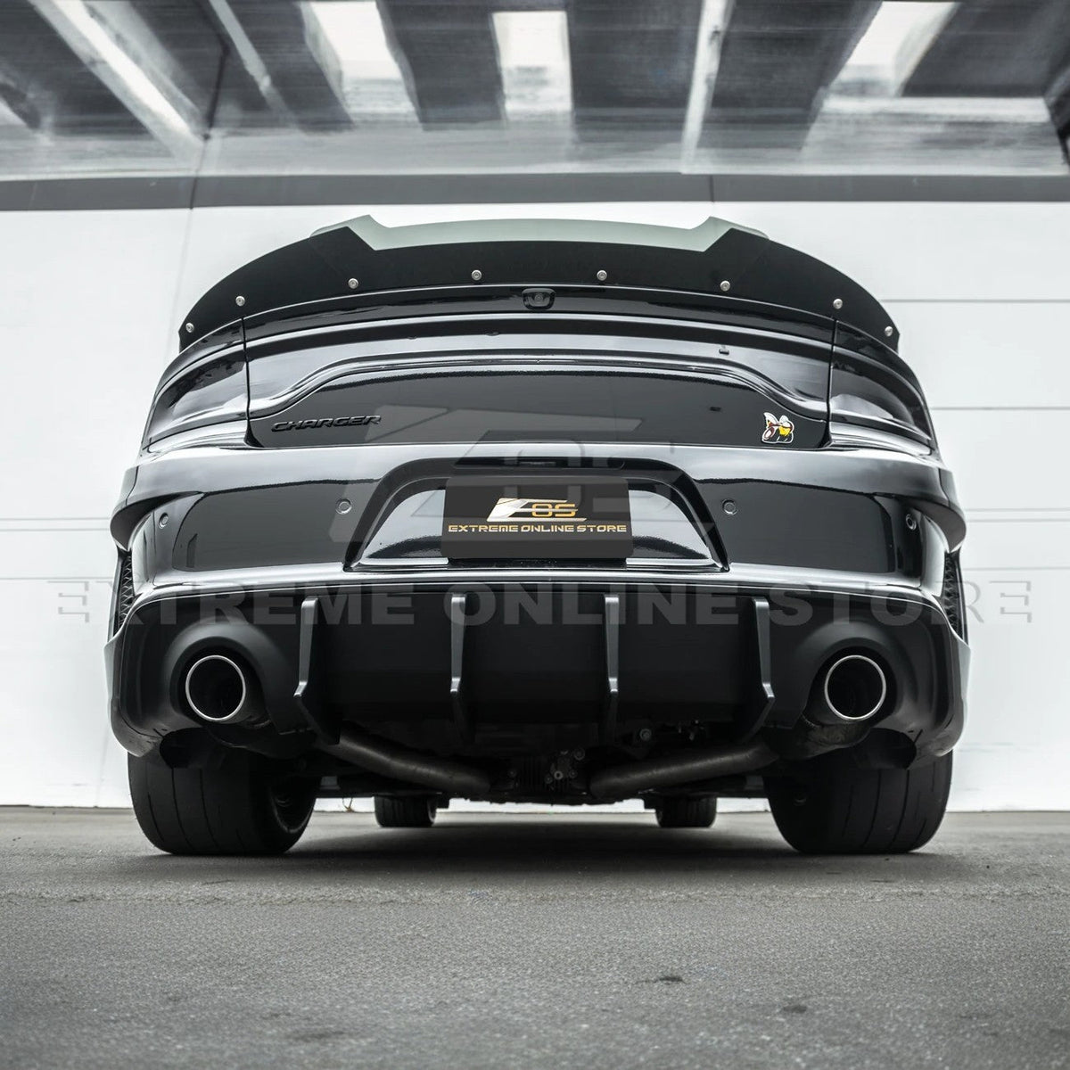 2020-Up Charger Widebody | SRT Rear Bumper Exhaust Diffuser image 9
