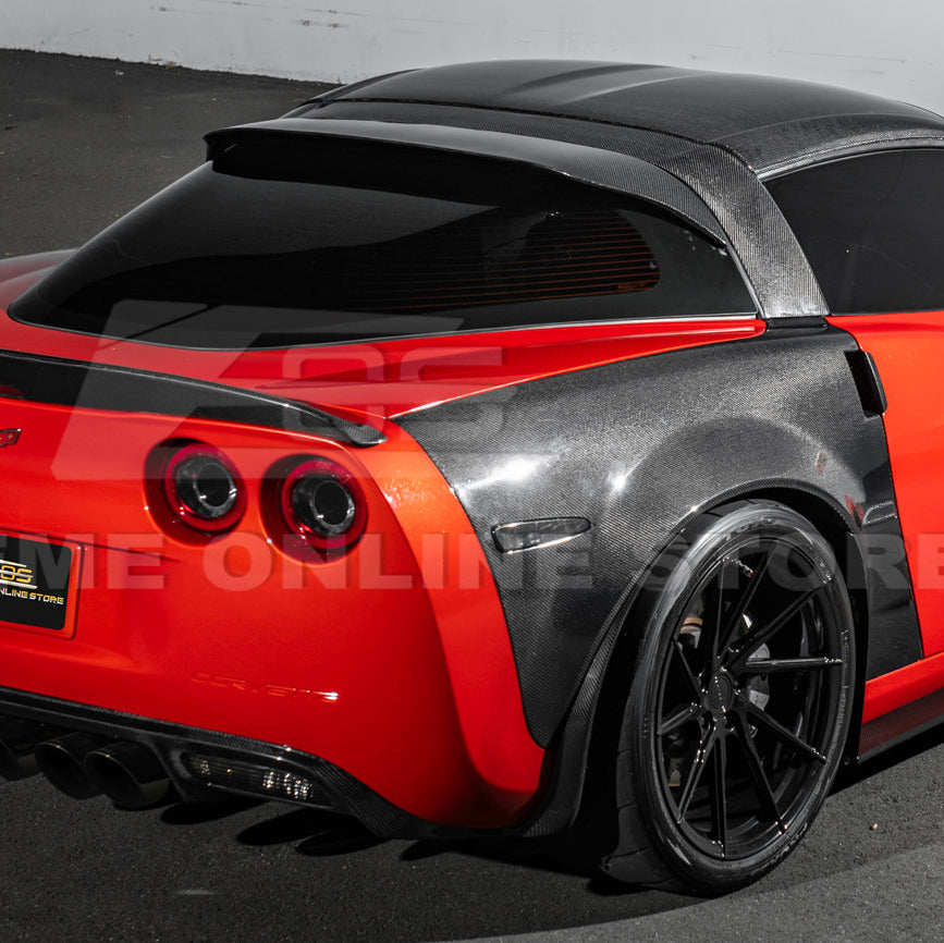 Corvette C6 | EOS Performance CARBON FIBER Rear Roof Wing Lid Spoiler image 8