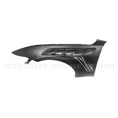 2024-Up Ford Mustang S650 GTD Style Carbon Fiber Front Side Vented Fenders image 39