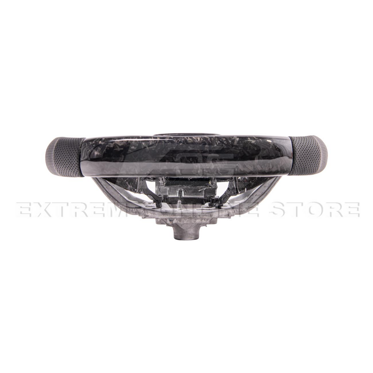 2024-Up Ford Mustang Forged CARBON FIBER Perforated Leather Red Stripe Steering Wheel image 16
