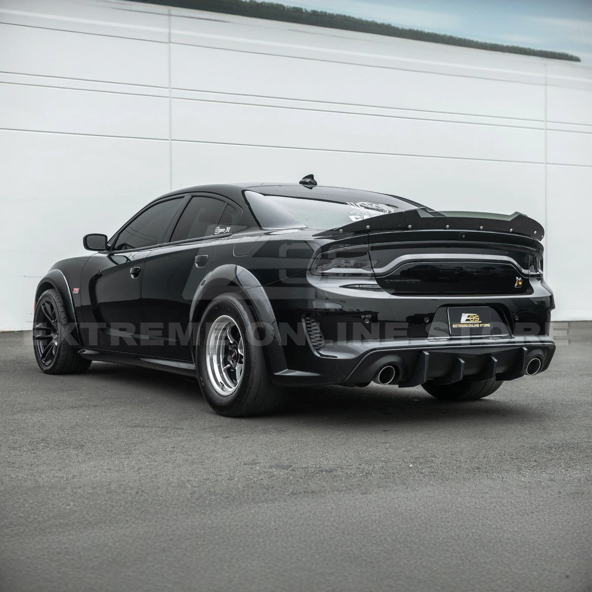 2020-Up Dodge Charger Rear Bumper Exhaust Diffuser image 3