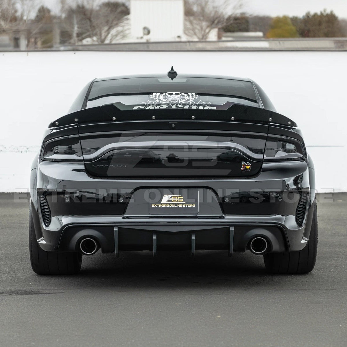 2020-Up Dodge Charger Rear Bumper Exhaust Diffuser image 5