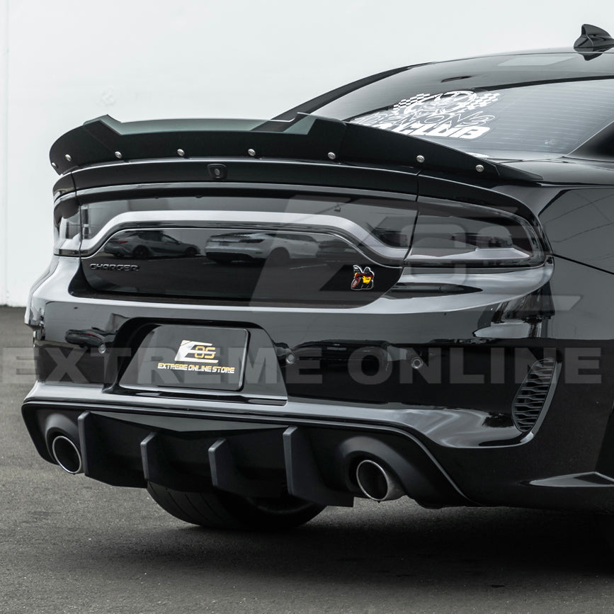 2020-Up Dodge Charger Rear Bumper Exhaust Diffuser image 7