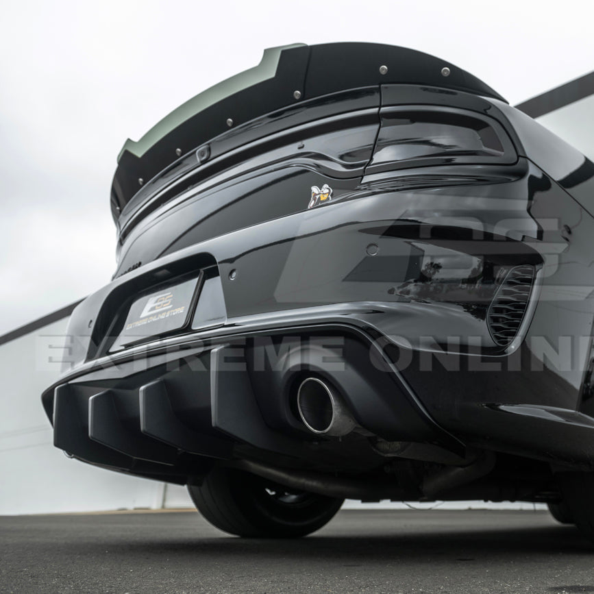 2020-Up Dodge Charger Rear Bumper Exhaust Diffuser image 8